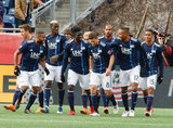 during New England Revolution's 2018 MLS Home Opener with Colorado Rapids at Gillette Stadium in Foxboro, MA on Saturday, March 10, 2018.Revs won 2-1.CREDIT/ CHRIS ADUAMA