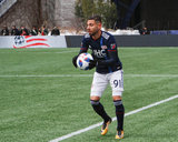 Gabriel Somi (91) during New England Revolution's 2018 MLS Home Opener with Colorado Rapids at Gillette Stadium in Foxboro, MA on Saturday, March 10, 2018.Revs won 2-1.CREDIT/ CHRIS ADUAMA