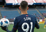 Gabriel Somi (91) during New England Revolution's 2018 MLS Home Opener with Colorado Rapids at Gillette Stadium in Foxboro, MA on Saturday, March 10, 2018.Revs won 2-1.CREDIT/ CHRIS ADUAMA
