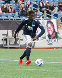 Jalil Anibaba (3) during New England Revolution's 2018 MLS Home Opener with Colorado Rapids at Gillette Stadium in Foxboro, MA on Saturday, March 10, 2018.Revs won 2-1.CREDIT/ CHRIS ADUAMA