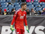 Matt Turner (30) during New England Revolution's 2018 MLS Home Opener with Colorado Rapids at Gillette Stadium in Foxboro, MA on Saturday, March 10, 2018.Revs won 2-1.CREDIT/ CHRIS ADUAMA