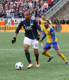 Teal Bunbury (10) during New England Revolution's 2018 MLS Home Opener with Colorado Rapids at Gillette Stadium in Foxboro, MA on Saturday, March 10, 2018.Revs won 2-1.CREDIT/ CHRIS ADUAMA