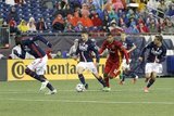 Kelyn Rowe (11) during Revolution and Real Salt Lake MLS match at Gillette Stadium in Foxboro, MA on Saturday, May 13, 2017. Revs won 4-0. CREDIT/ CHRIS ADUAMA.