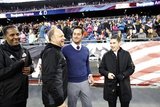 RSL Head Coach Mike Petke and Jay Heaps - Head Coach during Revolution and Real Salt Lake MLS match at Gillette Stadium in Foxboro, MA on Saturday, May 13, 2017. Revs won 4-0. CREDIT/ CHRIS ADUAMA.