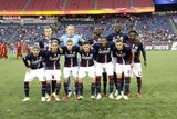 Revs Starting XI during Revolution and Real Salt Lake MLS match at Gillette Stadium in Foxboro, MA on Saturday, May 13, 2017. Revs won 4-0. CREDIT/ CHRIS ADUAMA.