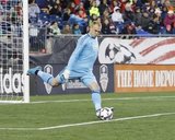 Cody Cropper (1) during Revolution and Real Salt Lake MLS match at Gillette Stadium in Foxboro, MA on Saturday, May 13, 2017. Revs won 4-0. CREDIT/ CHRIS ADUAMA.