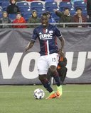 Je-Vaughn Watson (5) during Revolution and Real Salt Lake MLS match at Gillette Stadium in Foxboro, MA on Saturday, May 13, 2017. Revs won 4-0. CREDIT/ CHRIS ADUAMA.