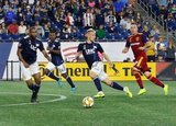 Antonio Delamea (19) during New England Revolution and Real Salt Lake MLS match at Gillette Stadium in Foxboro, MA on Saturday, September 21, 2019. The match ended 0-0 tie. CREDIT/CHRIS ADUAMA.