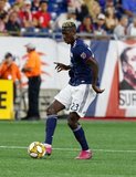 Wilfried Zahibo (23) during New England Revolution and Real Salt Lake MLS match at Gillette Stadium in Foxboro, MA on Saturday, September 21, 2019. The match ended 0-0 tie. CREDIT/CHRIS ADUAMA.