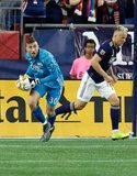 Matt Turner (30), Antonio Delamea (19) during New England Revolution and Real Salt Lake MLS match at Gillette Stadium in Foxboro, MA on Saturday, September 21, 2019. The match ended 0-0 tie. CREDIT/CHRIS ADUAMA.