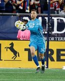 Matt Turner (30) during New England Revolution and Real Salt Lake MLS match at Gillette Stadium in Foxboro, MA on Saturday, September 21, 2019. The match ended 0-0 tie. CREDIT/CHRIS ADUAMA.
