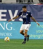 Gustavo Bou (7) during New England Revolution and Real Salt Lake MLS match at Gillette Stadium in Foxboro, MA on Saturday, September 21, 2019. The match ended 0-0 tie. CREDIT/CHRIS ADUAMA.
