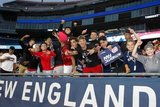 Fans during New England Revolution and Toronto FC MLS match at Gillette Stadium in Foxboro, MA on Saturday, August 31, 2019. The match ended in 1-1 tie. CREDIT/ CHRIS ADUAMA