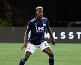 Wilfried Zahibo (23) during New England Revolution and Toronto FC MLS match at Gillette Stadium in Foxboro, MA on Saturday, August 31, 2019. The match ended in 1-1 tie. CREDIT/ CHRIS ADUAMA