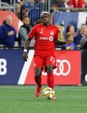 Chris Mavinga (23) during New England Revolution and Toronto FC MLS match at Gillette Stadium in Foxboro, MA on Saturday, August 31, 2019. The match ended in 1-1 tie. CREDIT/ CHRIS ADUAMA