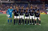 Revs Starting XI during New England Revolution and Toronto FC MLS match at Gillette Stadium in Foxboro, MA on Saturday, August 31, 2019. The match ended in 1-1 tie. CREDIT/ CHRIS ADUAMA