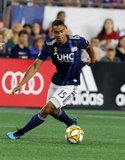Brandon Bye (15) during New England Revolution and Toronto FC MLS match at Gillette Stadium in Foxboro, MA on Saturday, August 31, 2019. The match ended in 1-1 tie. CREDIT/ CHRIS ADUAMA