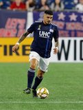 Gustavo Bou (7) during New England Revolution and Toronto FC MLS match at Gillette Stadium in Foxboro, MA on Saturday, August 31, 2019. The match ended in 1-1 tie. CREDIT/ CHRIS ADUAMA