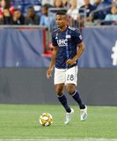Michael Mancienne (28) during New England Revolution and Toronto FC MLS match at Gillette Stadium in Foxboro, MA on Saturday, August 31, 2019. The match ended in 1-1 tie. CREDIT/ CHRIS ADUAMA