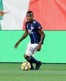 Cristian Penilla (70) during New England Revolution and Toronto FC MLS match at Gillette Stadium in Foxboro, MA on Saturday, August 31, 2019. The match ended in 1-1 tie. CREDIT/ CHRIS ADUAMA