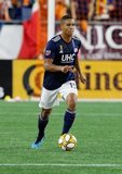 Brandon Bye (15) during New England Revolution and Toronto FC MLS match at Gillette Stadium in Foxboro, MA on Saturday, August 31, 2019. The match ended in 1-1 tie. CREDIT/ CHRIS ADUAMA