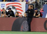 Coach Bruce Arena during New England Revolution and Toronto FC MLS match at Gillette Stadium in Foxboro, MA on Saturday, August 31, 2019. The match ended in 1-1 tie. CREDIT/ CHRIS ADUAMA