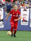 Michael Bradley (4) during New England Revolution and Toronto FC MLS match at Gillette Stadium in Foxboro, MA on Saturday, August 31, 2019. The match ended in 1-1 tie. CREDIT/ CHRIS ADUAMA