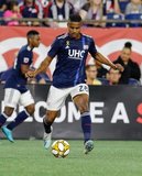 Michael Mancienne (28) during New England Revolution and Toronto FC MLS match at Gillette Stadium in Foxboro, MA on Saturday, August 31, 2019. The match ended in 1-1 tie. CREDIT/ CHRIS ADUAMA