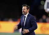 Coach Greg Vanney during New England Revolution and Toronto FC MLS match at Gillette Stadium in Foxboro, MA on Saturday, August 31, 2019. The match ended in 1-1 tie. CREDIT/ CHRIS ADUAMA