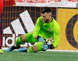 Quentin Westberg (16) -GK during New England Revolution and Toronto FC MLS match at Gillette Stadium in Foxboro, MA on Saturday, August 31, 2019. The match ended in 1-1 tie. CREDIT/ CHRIS ADUAMA