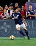 Gustavo Bou (7) during New England Revolution and Toronto FC MLS match at Gillette Stadium in Foxboro, MA on Saturday, August 31, 2019. The match ended in 1-1 tie. CREDIT/ CHRIS ADUAMA
