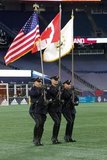 Honor Guards during New England Revolution and Toronto FC MLS match at Gillette Stadium in Foxboro, MA on Saturday, August 31, 2019. The match ended in 1-1 tie. CREDIT/ CHRIS ADUAMA