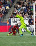 Quentin Westberg (16) -GK during New England Revolution and Toronto FC MLS match at Gillette Stadium in Foxboro, MA on Saturday, August 31, 2019. The match ended in 1-1 tie. CREDIT/ CHRIS ADUAMA