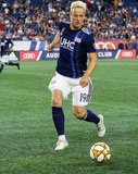 Antonio Delamea (19) during New England Revolution and Toronto FC MLS match at Gillette Stadium in Foxboro, MA on Saturday, August 31, 2019. The match ended in 1-1 tie. CREDIT/ CHRIS ADUAMA