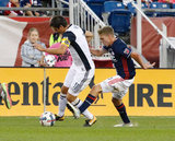 during New England Revolution and Philadelphia Union in MLS match at Gillette Stadium in Foxboro, MA on Saturday, July 29, 2017. Revs won 3-0. CREDIT/ CHRIS ADUAMA