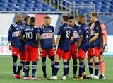 during New England Revolution and Philadelphia Union MLS match on Thursday, August 20, 2020 at Gillette Stadium in Foxboro, MA. The match ended in 0-0 tie. CREDIT/ CHRIS ADUAMA.