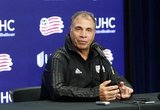 Coach Bruce Arena during New England Revolution and Vancouver Whitecaps FC MLS match at Gillette Stadium in Foxboro, MA on Wednesday, July 17, 2019.  Revs won 4-0. CREDIT/CHRIS ADUAMA