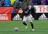 Luis Caicedo (27) during New England Revolution and Vancouver Whitecaps FC MLS match at Gillette Stadium in Foxboro, MA on Wednesday, July 17, 2019.  Revs won 4-0. CREDIT/CHRIS ADUAMA