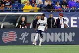 Lass (19) during New England Revolution and Vancouver Whitecaps FC MLS match at Gillette Stadium in Foxboro, MA on Wednesday, July 17, 2019.  Revs won 4-0. CREDIT/CHRIS ADUAMA