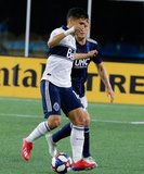 Fredy Montero (12) during New England Revolution and Vancouver Whitecaps FC MLS match at Gillette Stadium in Foxboro, MA on Wednesday, July 17, 2019.  Revs won 4-0. CREDIT/CHRIS ADUAMA