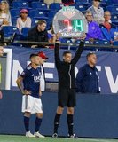 Diego Fagundez (14) during New England Revolution and Vancouver Whitecaps FC MLS match at Gillette Stadium in Foxboro, MA on Wednesday, July 17, 2019.  Revs won 4-0. CREDIT/CHRIS ADUAMA