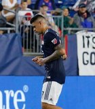 Gustavo Bou (7) during New England Revolution and Vancouver Whitecaps FC MLS match at Gillette Stadium in Foxboro, MA on Wednesday, July 17, 2019.  Revs won 4-0. CREDIT/CHRIS ADUAMA