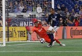 Teal Bunbury (10) during New England Revolution and Vancouver Whitecaps FC MLS match at Gillette Stadium in Foxboro, MA on Wednesday, July 17, 2019.  Revs won 4-0. CREDIT/CHRIS ADUAMA