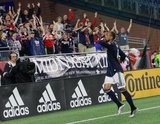 Teal Bunbury (10) Goal Celebration during New England Revolution and Vancouver Whitecaps FC MLS match at Gillette Stadium in Foxboro, MA on Wednesday, July 17, 2019.  Revs won 4-0. CREDIT/CHRIS ADUAMA