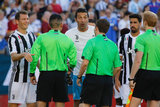 during Roma and Juventus International Champions Cup clash at Gillette Stadium in Foxboro, MA on Sunday, July 30, 2017. Juventus won on penalties after 1-1 draw before a crowd of 33,039. CREDIT/ CHRIS ADUAMA
